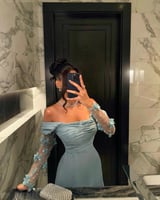 فستان لؤلؤة الأزور – Cutecci