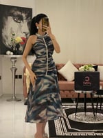 فستان سهرة ميدي ناعم من كيوتشي | 5 مزايا ساحرة