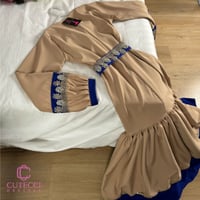 جلابية بيج رمضاني مطرزة كمبيوتر من كيوتشي CUTECCI