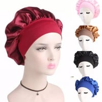 قبعة ساتان للشعر الحجم العادي