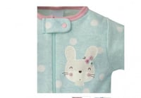 2 شبك بناتي + قبعتين , قفازين Bunny ماركة Gerber