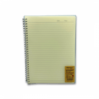 دفتر سلك غلاف شفاف 100 ورقة B5( 26X18 CM )