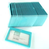 حامل بطاقة عرضي ملون مع الحبل - SBC