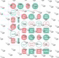 ملصقات تشجيعية ( بنات )