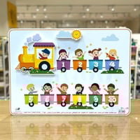 لوحة تعليمية مجسمة الارقام الانجليزية