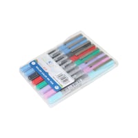 طقم أقلام حبر سائل Bookey Roller Ink – 8 ألوان