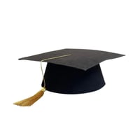 قبعة تخرج مخمل - 20 سم - زورو