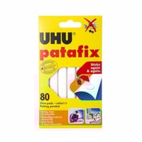 عجينة لاصق ابيض استعمال متكرر 80 قطعة UHU