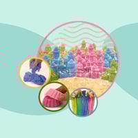 مجموعة كبيرة صلصال رملي - لينو