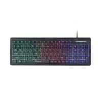 كومبو ماوس وكيبورد سلكي أسود (87 مفتاح) XTRIKE ME...