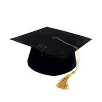 قبعة تخرج مخمل - 20 سم - زورو