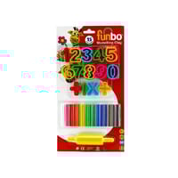 صلصال - 15 لون مع فرادة و الارقام - فن بو