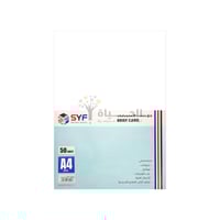 ورق ملون مقوى مطفي 180 جرام من SYF