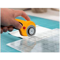 قاطع دوراني مريح من أولفا RTY-2/DX - أصفر 45 مم