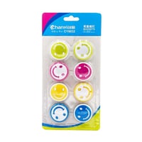 أزرار مغناطيسية (سمايل) متعددة الألوان - 30 مم (8...