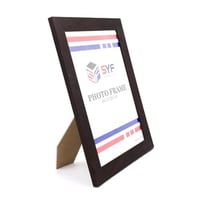 برواز للصور (A4) - إطار خشبي أسود غامق - SYF