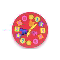 ساعة إسفنج لتعليم الأطفال - 24 سم - نوتك