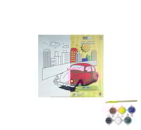 لوحة قماش مرسومه - 20x20 cm - لينو