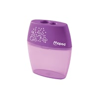 براية Maped مزدوجة مع علبة لحفظ البقايا – لون بنفس...