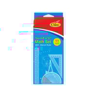 طقم أدوات هندسة علبة حديد - 11 قطعة