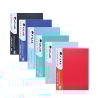 ملف أطلس - 10 pockets - عدة ألوان