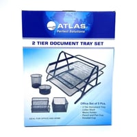 طقم حاملة مستندات أطلس - (3/2 رف)