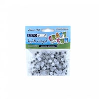 عيون متحركة لاصقة Leeno Art – 7 ملم، 150 قطعة