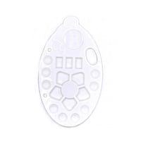 صحن ألوان (بالته) شكل بيضاوي - 17 فتحة - SBC