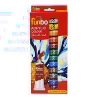 ألوان أكرليك فانبو - 12 مل × 12 لون