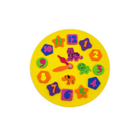 ساعة تعليمية اسفنج للأطفال عدة ألوان - BOOKEY