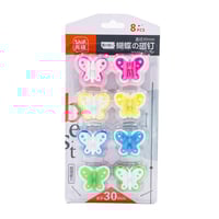 أزرار مغناطيسية (فراشة) متعددة الألوان - 30 مم (8...