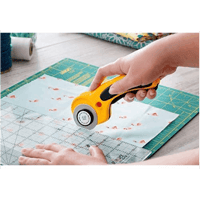 قاطع دوراني مريح من أولفا RTY-2/DX - أصفر 45 مم