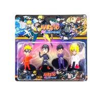 طقم مجسمات ناروتو للأطفال 4 قطع