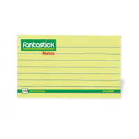 ورق ملاحظات مسطر فنتستك - أصفر - متعدد الأحجام