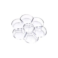 صحن ألوان (بالته) شكل وردة - 7 فتحات - بوكي