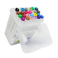 مجموعة أقلام ماركر برؤوس حادة وعريضة من BOOKEY