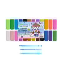 صلصال سحري جاف للأطفال 24 لون من SYF