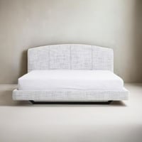 سرير مودرن - لون رمادي