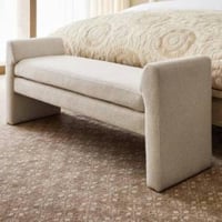 مقعد بنش مودرن - لون بيج