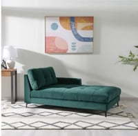 كنبة شيزلونج - لون أخضر