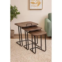 طقم طاولات خدمة 3 قطع بتصميم راقي و مميز