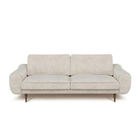 كنب مقعدين انيق - أوف وايت