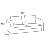 طقم كنب 4 قطع مودرن - بيج و زيتي