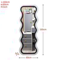 مرايا ستاند مودرن - لون أبيض و أسود