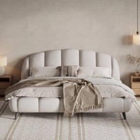 سرير مودرن - لون بيج رائع - تصميم متناسق وأنيق