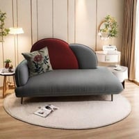 شيزلونج استرخاء بتصميم فريد-لون رمادي