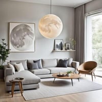 كنب زاوية حرف L مودرن - لون رمادي