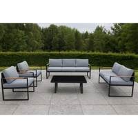 طقم كنب 5 قطع للحدائق و المساحات الخارجية