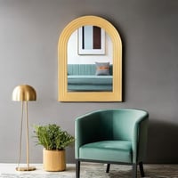 مرايا جدارية مودرن - لون ذهبي