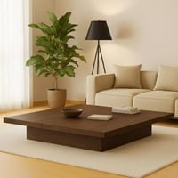 طاولة مودرن بلسمة عصرية لون بني